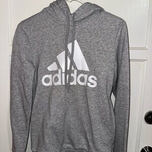 Adidas Heather Gray Hoodie